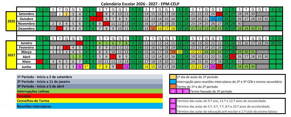 Calendário 22 23