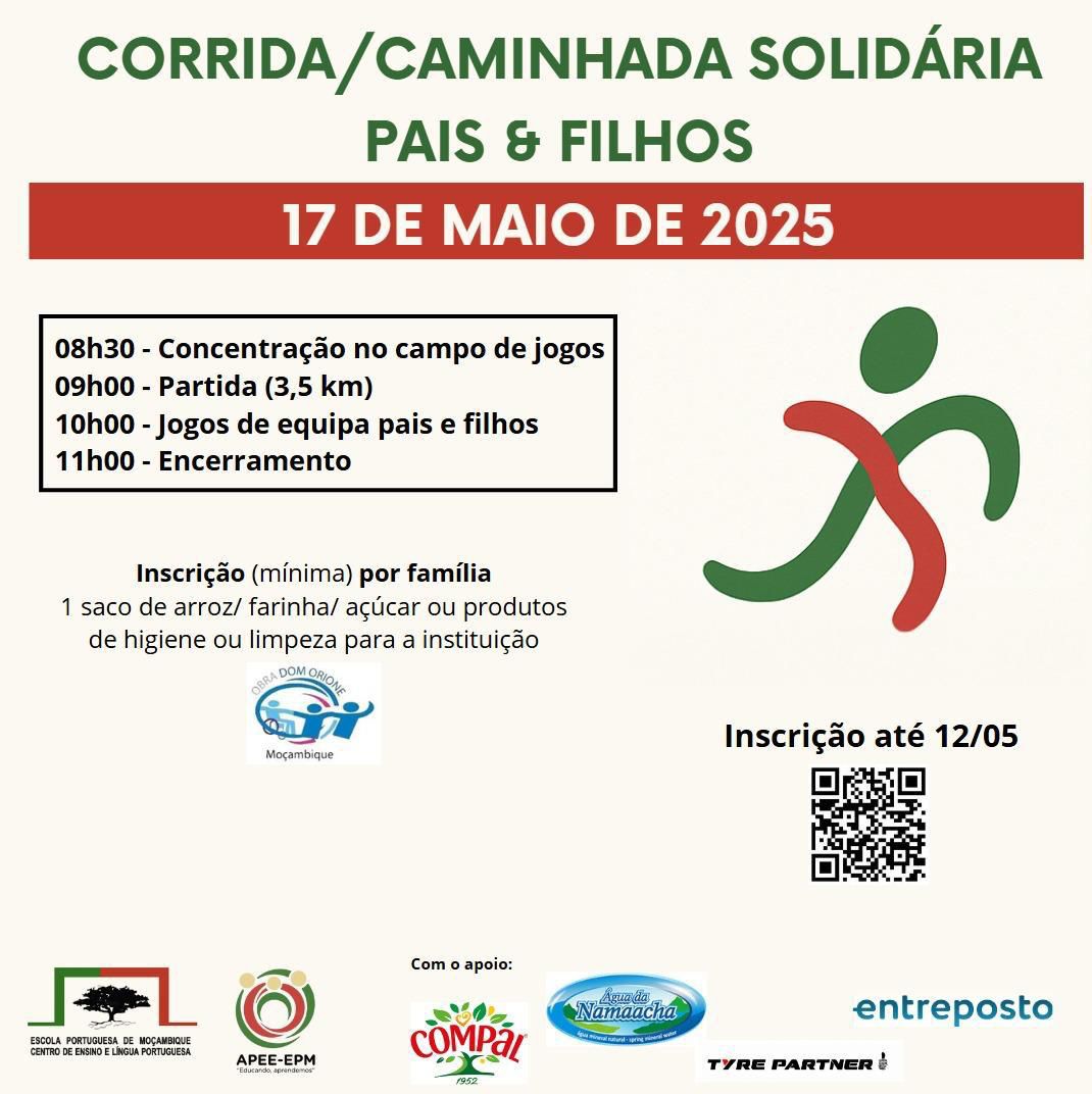 Há corrida/caminhada solidária neste sábado 