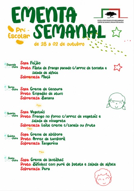 pré escolar 21 24 set