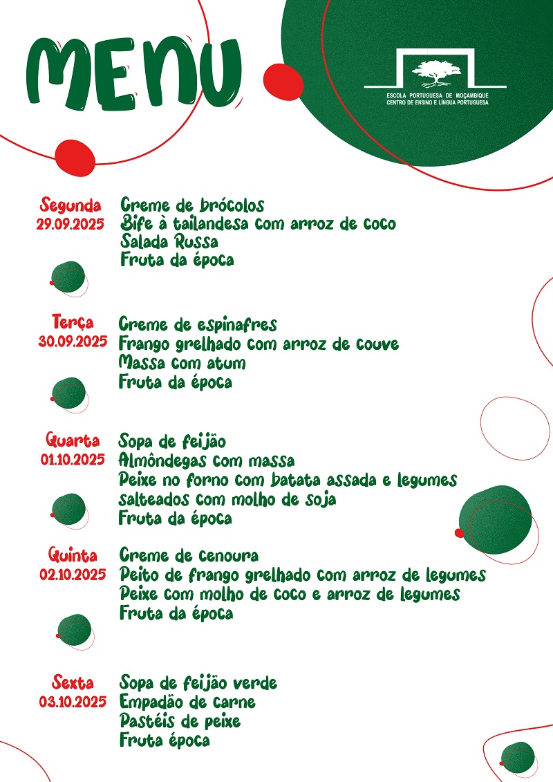 ementas geral 29 09
