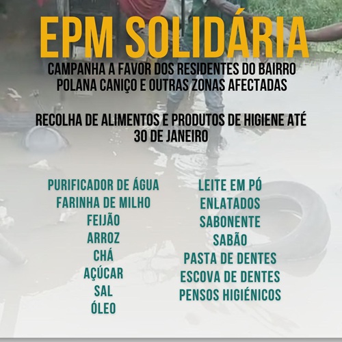 Campanha solidária apoia famílias afetadas pelas chuvas