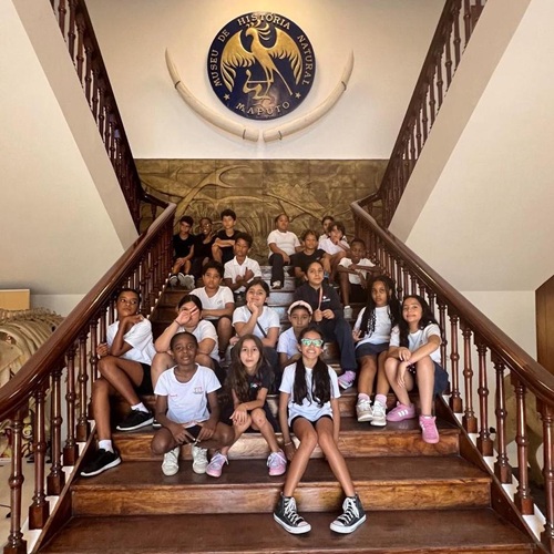  Alunos do 4.º e 11.º anos visitam o Museu de História Natural de Maputo