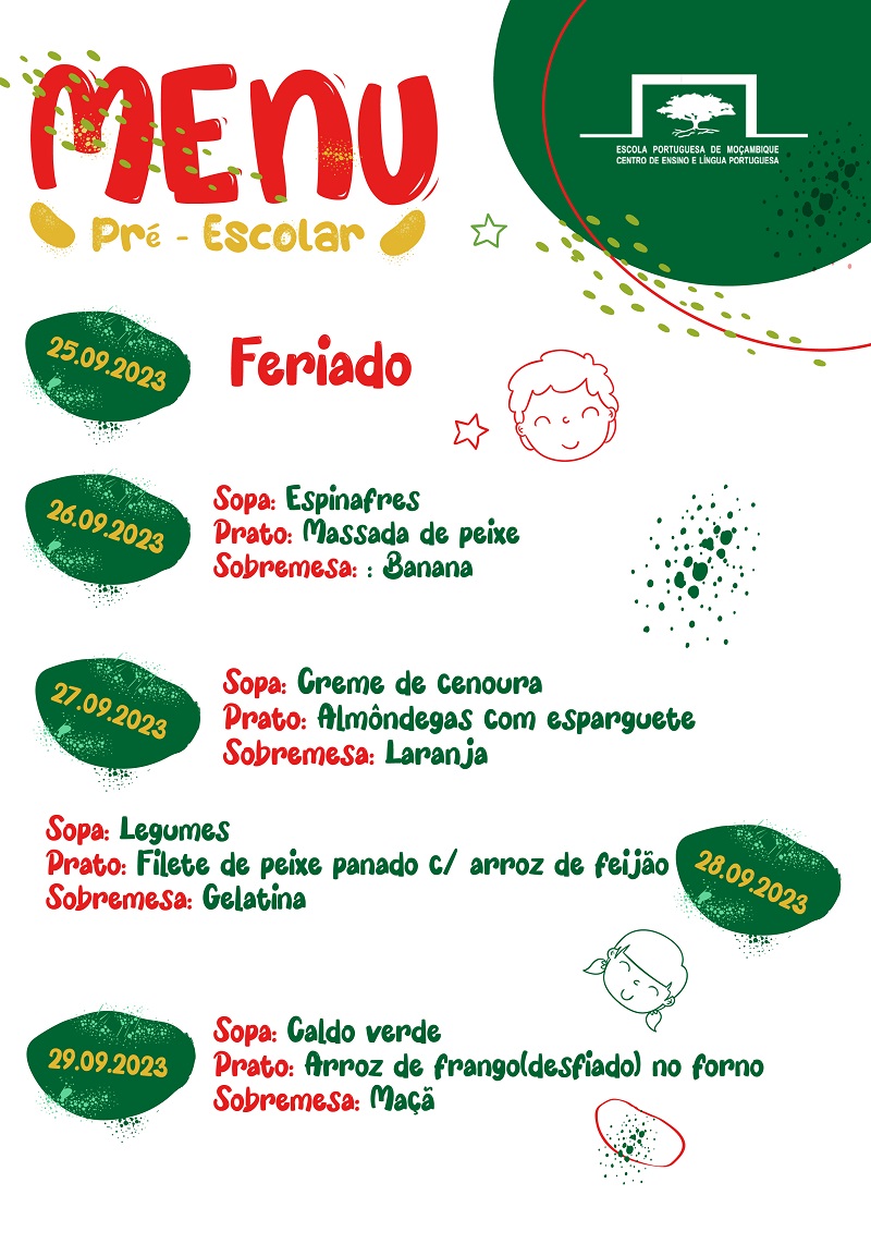 menu da cantina epmcelp pre escolar 26 29